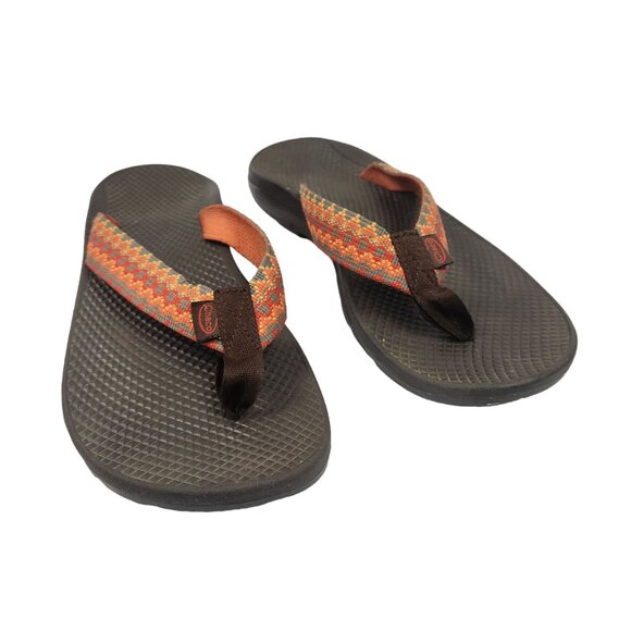 Women's Chaco Flip Flops Size W9 Vibram Soles Durable Comfortable Footwear - Picture 2 of 9